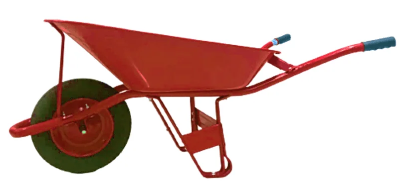 Angkong Roda Standar Bak Fiber / Wheelbarrow Standard Tyre Fiber Bucket